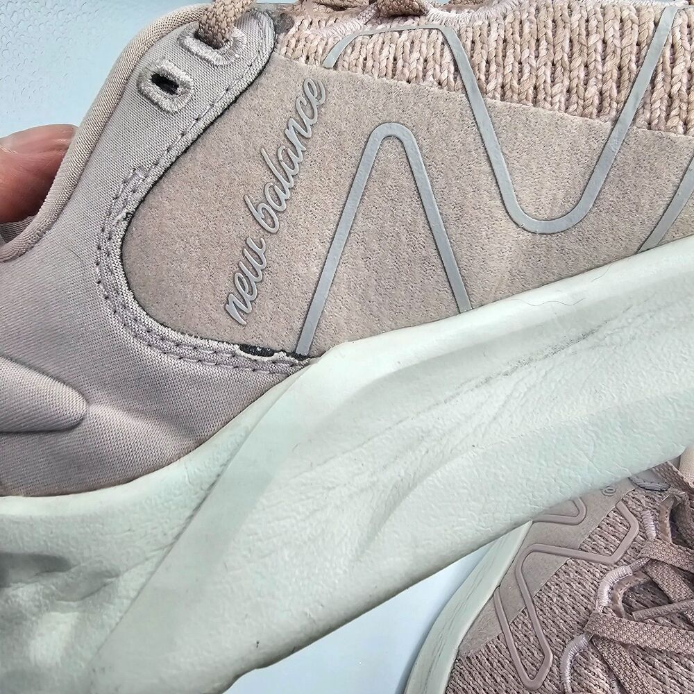 New Balance Women"s Sneakers Size 8 Mauve Pink Knit Running Comfort Shoes - Picture 6 of 13